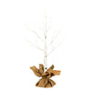 Vickerman X221030 3' White Birch Twig Tree Warm White 3Mm Wide Angle LED Lights.