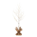 Vickerman X221040 4' White Birch Twig Tree Warm White 3Mm Wide Angle LED Lights.