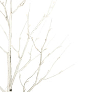 Vickerman X221040 4' White Birch Twig Tree Warm White 3Mm Wide Angle LED Lights.