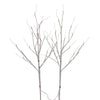 Vickerman X221530 30" White Birch Twig Branch Battery Operated Warm White 3Mm LED Lights 2 Per Box.