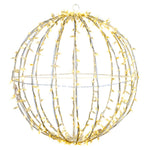 Vickerman X30LED01T 324Lt X 30" Fold Flat Warm White LED Twinkle Jumbo Hanging Sphere.