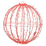 Vickerman X30LED03T 324Lt X 30" Fold Flat Red LED Twinkle Jumbo Hanging Sphere.