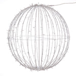 Vickerman X40LED31 480Lt X 40" Fold Flat Red-Pure White-Blue LED Jumbo Hanging Sphere.