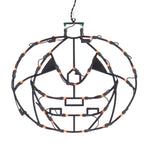 Vickerman X490455 16" Pumpkin Wire Silhouette With 35 LED Lights