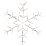 Vickerman X490538 16" Snowflake Wire Silhouette With 35 LED Lights