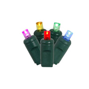Vickerman X4G6700TPBG 70 Multi-Colored Twinkle LED Light On Green Wire 4