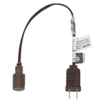 Vickerman X6B6612 12" Lead Coaxial Power Cord For X6B6601Pbg 50Lt Coaxal LED Set. Brown Wire Csa/Us Listed 6 Per Pack