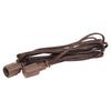 Vickerman X6B6613 10' Coaxial Extension Cord For X6B6601Pbg 50Lt Coaxal LED Set 4/Bag. Brown Wire.