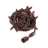 Vickerman X6B6653 50 Red Wide Angle Coaxial Non-Rectified LED Light 25' Long Christmas Light Strand.