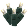 Vickerman X6G6515PBG 50 Cool/Warm White Wide Angle LED Light On Green Wire 25' Light Strand.