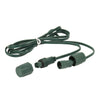 Vickerman X6G6611 6' Coaxial Extension Cord For X6G6601Pbg 50Lt Coaxal LED Set 6/Bag. Green Wire.