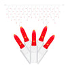 Vickerman X6W3103 70 Red M5 LED Icicle Light On White Wire 9' Christmas Single Mold Light Strand