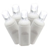 Vickerman X6W6509 50 Pure White Wide Angle LED Light On White Wire 25' Christmas Single Mold Light Strand