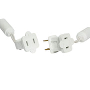 Vickerman X6W6103 100 Red Wide Angle LED Light On White Wire 50' Christmas Single Mold Light Strand