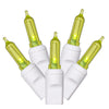 Vickerman X6W7533 50 Lime Italian LED On White Wire 25' Christmas Single Mold Light Strand