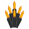 Vickerman X9BK318LED 35 LED Orange Dura-Lit Light On Black Wire 26' Christmas Light Strand
