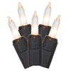 Vickerman X9BK501LED 50 LED Warm White Dura-Lit Light On Black Wire 37' Christmas Light Strand