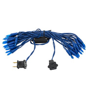 Vickerman X9BL502LED 50 LED Blue Dura-Lit Light On Blue Wire 37' Christmas Light Strand