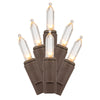 Vickerman X9BR301LED 35 LED Warm White Dura-Lit Light On Brown Wire 26' Christmas Light Strand