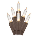 Vickerman X9BR301LED 35 LED Warm White Dura-Lit Light On Brown Wire 26' Christmas Light Strand