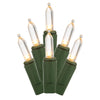 Vickerman X9GR351LED 35 LED Warm White Dura-Lit Light On Green Wire 26' Christmas Light Strand