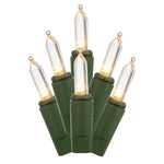 Vickerman X9GR351LED 35 LED Warm White Dura-Lit Light On Green Wire 26' Christmas Light Strand