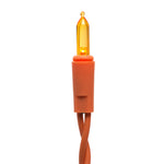 Vickerman X9OR318LED 35 LED Orange Dura-Lit Light On Orange Wire 26' Christmas Light Strand