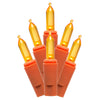 Vickerman X9OR518LED 50 LED Orange Dura-Lit Light On Orange Wire 37' Christmas Light Strand