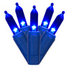 Vickerman X9SB501LED-0 50 Light LED Skyblue Dura-Lit Mini Lights Sky Blue Wire