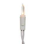 Vickerman X9WT301LED 35 LED Warm White Dura-Lit Light On White Wire 26' Christmas Light Strand