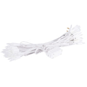 Vickerman X9WT501LED 50 LED Warm White Dura-Lit Light On White Wire 37' Christmas Light Strand