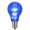 Vickerman XA19T12 A19 Blue Transparent Glass LED Replacement Bulb