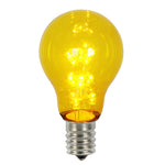 Vickerman XA19T17 A19 Yellow Transparent Glass LED Replacement Bulb