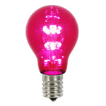 Vickerman XA19T19 A19 Pink Transparent Glass LED Replacement Bulb