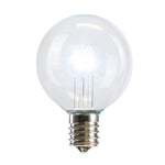 Vickerman XG50T15 G50 Cool White Transparent Glass LED Replacement Bulb