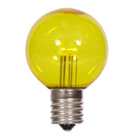 Vickerman XG50T17 G50 Yellow Transparent Glass LED Replacement Bulb