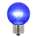 Vickerman XLED2652 Blue Glass G50 Transparent LED Replacement Bulb 5 Per Box
