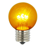 Vickerman XLED2657 Gold Glass G50 Transparent LED Replacement Bulb 5 Per Box
