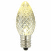 Vickerman XLED5C71 Warm White Faceted C7 LED Replacement Bulb 5 Per Bag
