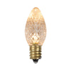 Vickerman XLEDC7ST-25 C7 LED Sunny Warm White Faceted Twinkle Bulb Csa Approved Package Of 25