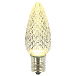 Vickerman XLEDC91-25 C9 LED Warm White Faceted Replacement Bulb Package Of 25