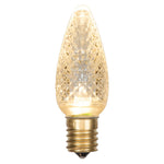 Vickerman XLEDC9S-25 C9 LED Sunny Warm White Faceted Bulb Csa Approved Package Of 25