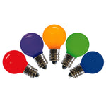 Vickerman XLEDCG30-25 G30 Multicolored Ceramic LED Replacement Bulb Package Of 25