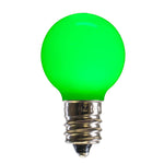 Vickerman XLEDCG34-25 G30 Green Ceramic LED Replacement Bulb Package Of 25