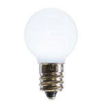 Vickerman XLEDCG35-25 G30 Cool White Ceramic LED Nickel Base Bulb E12 .96Watts 25 Bulbs Per Pack.