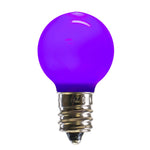 Vickerman XLEDCG36-25 G30 Purple Ceramic LED Nickel Base Bulb E12 .96Watts 120Volt Dimmable 25 Bulbs Per Pack