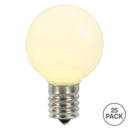 Vickerman XLEDCG51-25 G50 Warm White Ceramic LED Replacement Bulb Package Of 25