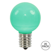 Vickerman XLEDCG54-25 G50 Green Ceramic LED Replacement Bulb Package Of 25