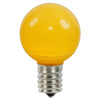 Vickerman XLEDCG57-25 G50 Yellow Ceramic LED Replacement Bulb Package Of 25