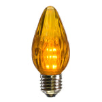Vickerman XLEDF17-25 F15 Gold LED Plastic Flame Replacement Bulb Package Of 25